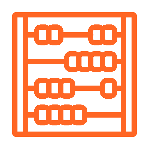Иконка мерчандайзинг - калькулятор