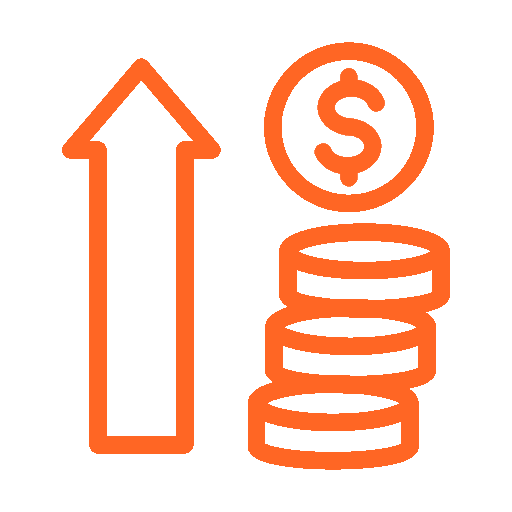 Иконка аутсорс - рост доходов