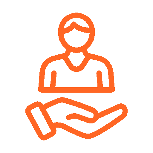 Иконка мерчандайзинг - продавец консультант