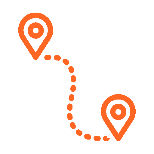 Иконка мерчандайзинг - маршрут