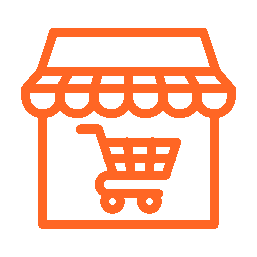 Иконка мерчандайзинг - магазин