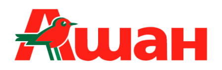 Лого сети, в которой мы делаем мерчандайзинг - Ашан